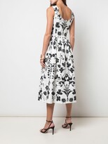 Thumbnail for your product : Oscar de la Renta Botanical Silhouette Dress