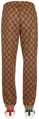 Gucci Gg Interlock Cotton Jersey Track Pants