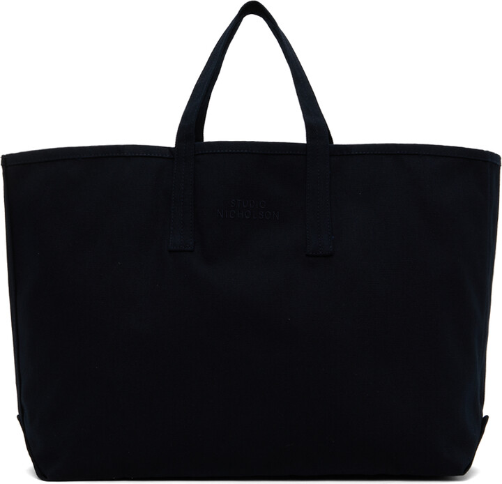 Studio Nicholson Navy Standard Tote ShopStyle