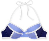 Thumbnail for your product : Xhilaration Women's Colorblock Push Up Halter Bikini Top