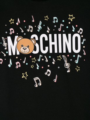 MOSCHINO BAMBINO musical notes T-shirt