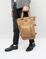 Thumbnail for your product : ASOS Tote Bag In Camel With Strapping