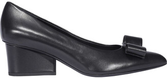 Ferragamo Bow-Detailed Pointed Toe Pumps