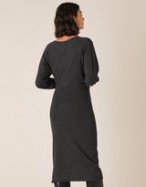 Thumbnail for your product : Monsoon Star Heat-Seal Gem Knit Dress with LENZING ECOVERO Grey
