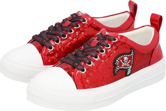 Women's Red Sequin Shoes