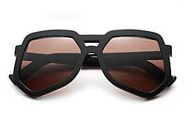 Grey Ant Women's Clip 56MM Large Aviator Sunglasses