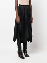 Thumbnail for your product : Juun.J Asymmetric Flared Skirt