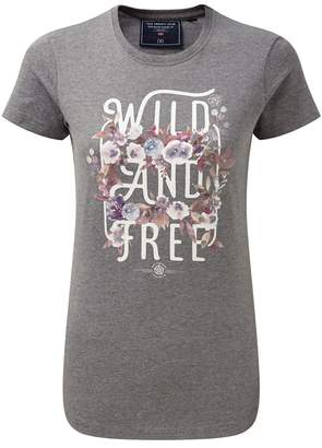 Tog 24 - Dark Grey Marl Olivia Supersoft T-Shirt Wild And Free