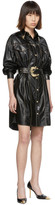 Thumbnail for your product : Versace Jeans Couture Black and Gold Spread Shirt Dress