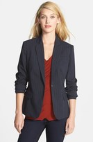 Thumbnail for your product : Vince Camuto One-Button Pinstripe Blazer