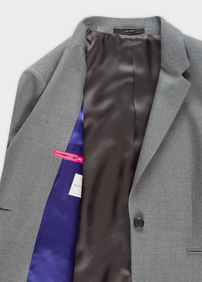 Paul Smith A Suit To Travel In - Women's Grey Marl One-Button Wool Blazer
