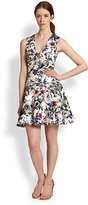 Thumbnail for your product : Rebecca Taylor Cotton/Silk Matelassé Dress