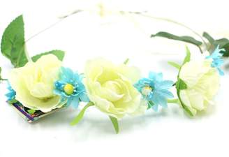 PM Rose Flower Wedding Flower Crown Headband Hair Wreath Boho Floral Headbands
