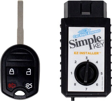 Car Keys Express CarKeysExpressFordSimpleKeyFORRK4HSSK-PK:VehicleElectronics,RadioFrequency,Black,CR1632BatteryIncluded