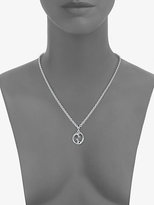Thumbnail for your product : Gucci Sterling Silver 1973 GG Pendant Necklace