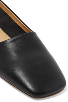 Thumbnail for your product : AEYDĒ Beau Leather Ballet Flats - Black