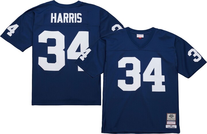 Mitchell & Ness Men's Penn State Nittany Lions Franco Harris #34 1969 Blue Legacy Football Jersey, Small