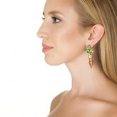 Thumbnail for your product : Mawi Crystal Leaf Earrings with Large Spikes