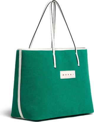 Marni small Janus reversible tote bag - ShopStyle