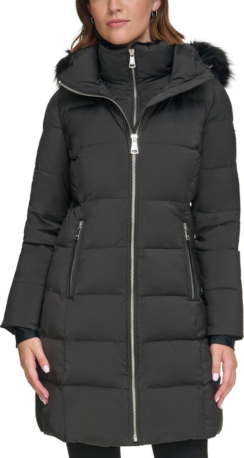 Calvin Klein Hooded Coat | ShopStyle
