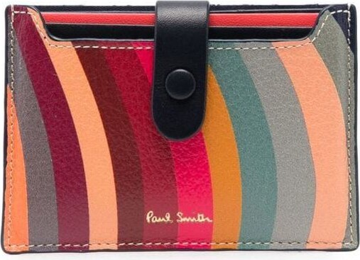 Paul Smith Swirl Leather Crossbody Bag In Multicolour