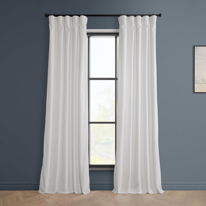 Half Price Drapes Heritage Plush Velvet Room Darkening Curtain
