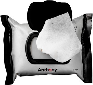 Anthony Logistics For Men Glycolic Exfoliating & Resurfacing Wipes