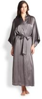 Thumbnail for your product : Josie Natori Silk Kimono Long Robe