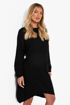 Thumbnail for your product : boohoo Oversized Boyfriend Knitted Dress
