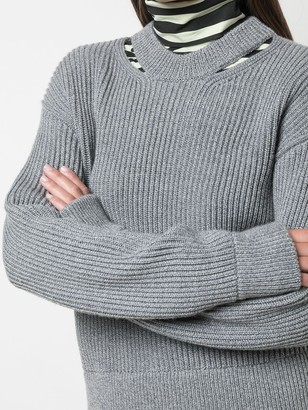 Proenza Schouler White Label Chunky Rib Knit Sweater