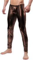 Thumbnail for your product : VSVO Men's Metallic Wet Look Leggings Pants