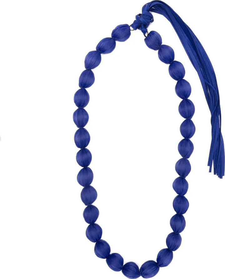 Pleats Please Issey Miyake Shibori necklace