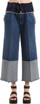 Thumbnail for your product : Sonia Rykiel Cropped Denim Jeans W/ Boxer Waist