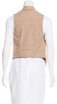 Thumbnail for your product : Brunello Cucinelli Virgin Wool Monili-Embellished Vest w/ Tags