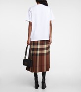 Thumbnail for your product : Burberry Embroidered cotton jersey T-shirt