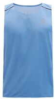 Thumbnail for your product : On Logo-print Performance-jersey Tank Top - Blue