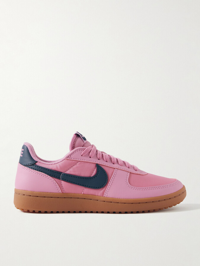 Field General 82 Quilted Shell and Leather Sneakers