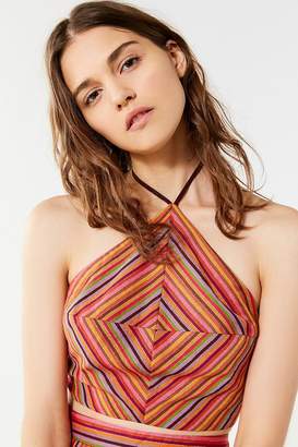 Urban Outfitters Wind Song Halter Cropped Top