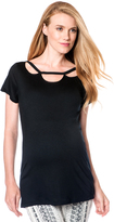 Thumbnail for your product : A Pea in the Pod Keyhole Detail Maternity T Shirt