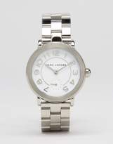 Thumbnail for your product : Marc Jacobs Silver Riley Watch MJ3469