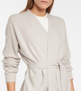 Thumbnail for your product : Jardin des Orangers Belted cashmere knit cardigan
