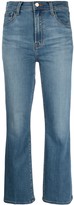 Thumbnail for your product : J Brand Franky cropped bootcut jeans
