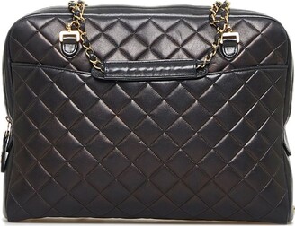 Chanel Double Stitch Zip Around Wallet Quilted Lambskin Long at 1stDibs