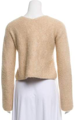 Khaite Lace-Up Cashmere Sweater