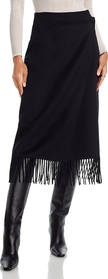 Rails Oliver Fringe Trim Midi Skirt