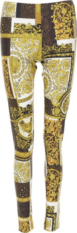 Versace Mosaic Barocco Scaled Stretchy Leggings