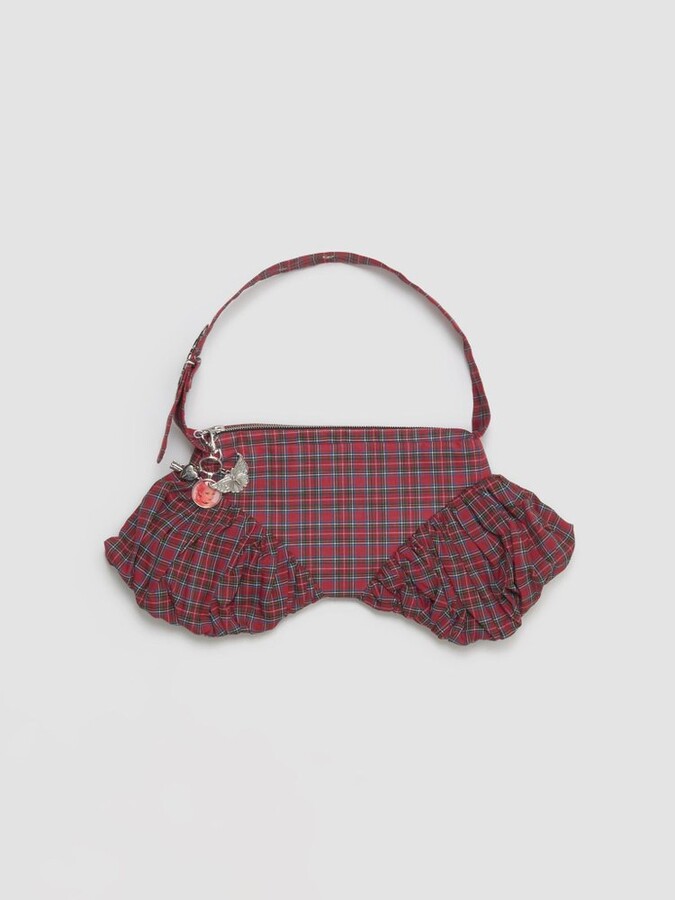 Chopova Lowena Camille Tartan Shoulder Bag