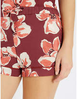 Thumbnail for your product : Desmond And Dempsey Floral-print cotton pyjama shorts