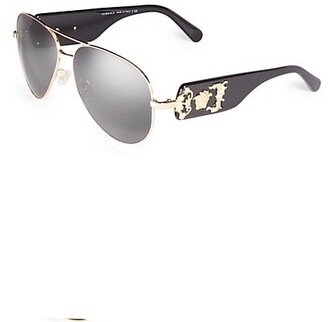 Versace 62mm Aviator Sunglasses