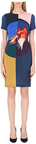 Thumbnail for your product : Paul Smith Black Patchwork-print crepe Maxi Dress